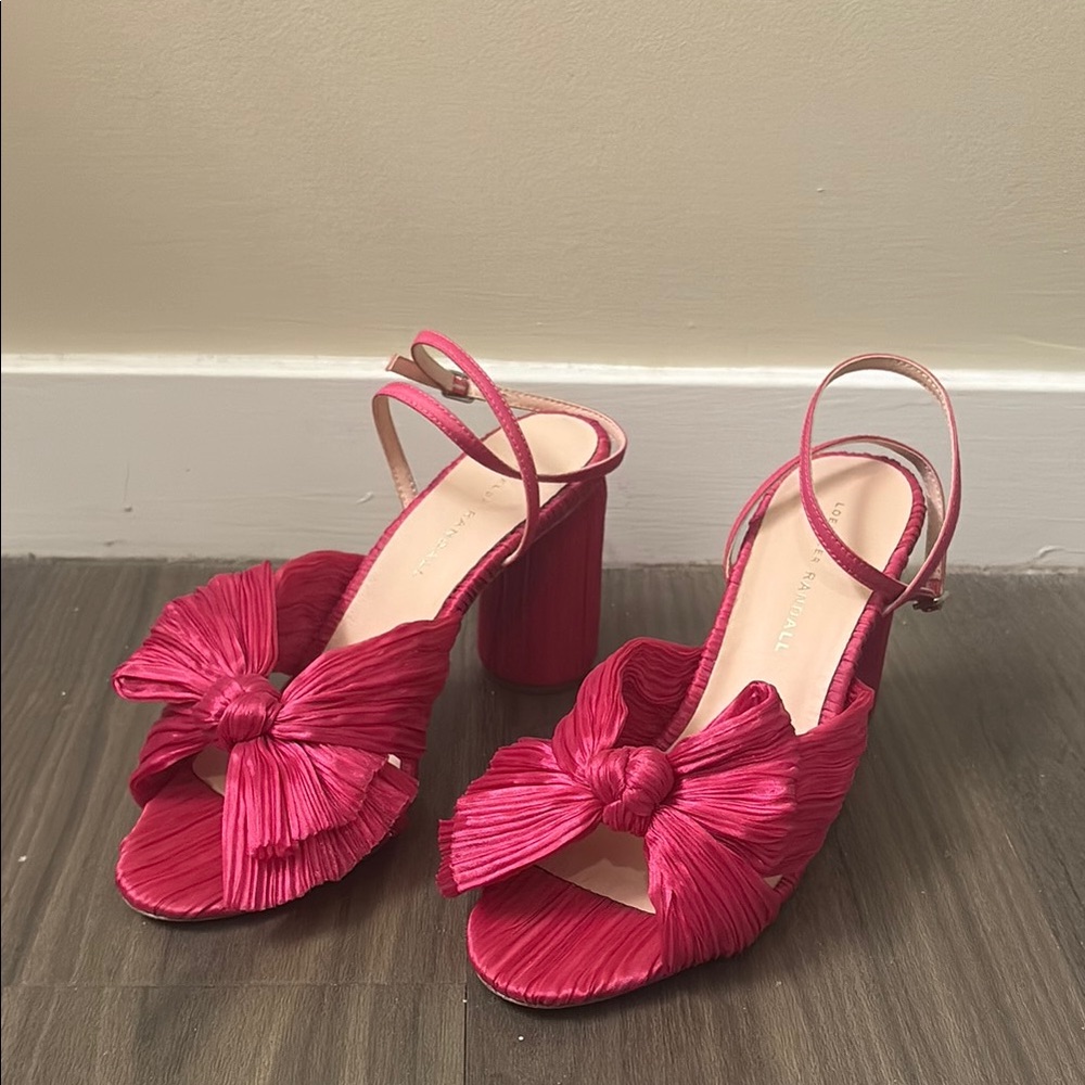 Loeffler Randall Women's Pink Heeled Sandals